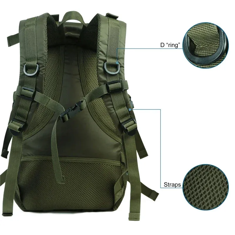 Nylon Waterproof Backpack for Men & Women