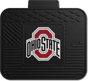 Ohio State Buckeyes Official NCAA 21 inch x 21 inch Heavy Duty Vinyl Rear Seat Car Utility Mat by Fanmats 000950