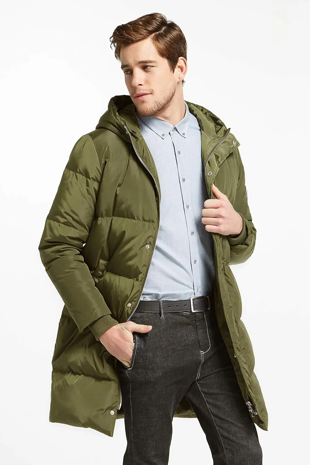 Orolay Men’s Thickened Down Jacket Winter Warm Down Coat