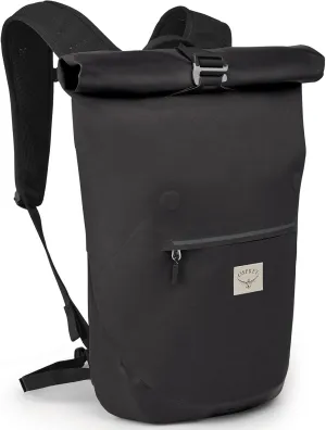 Osprey Arcane Roll Top 18L Waterproof Laptop Backpack, Stonewash Black
