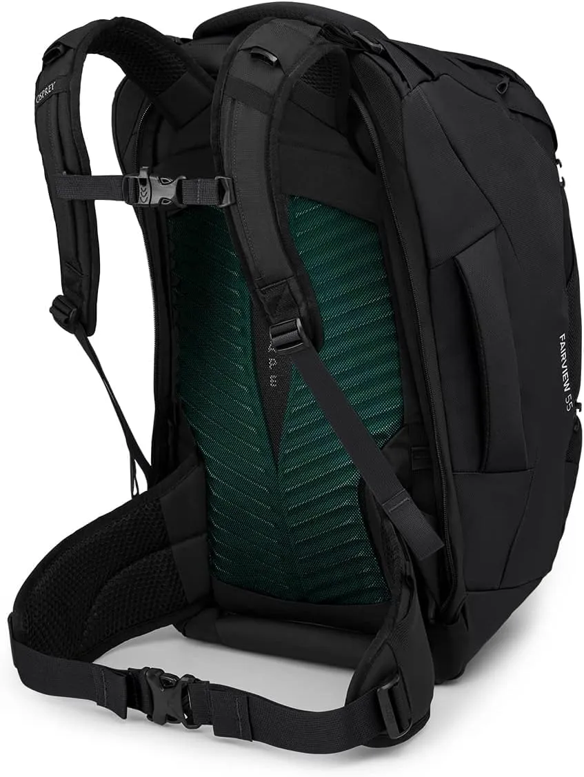 Osprey Fairview 55L Women's Travel Backpack, Black