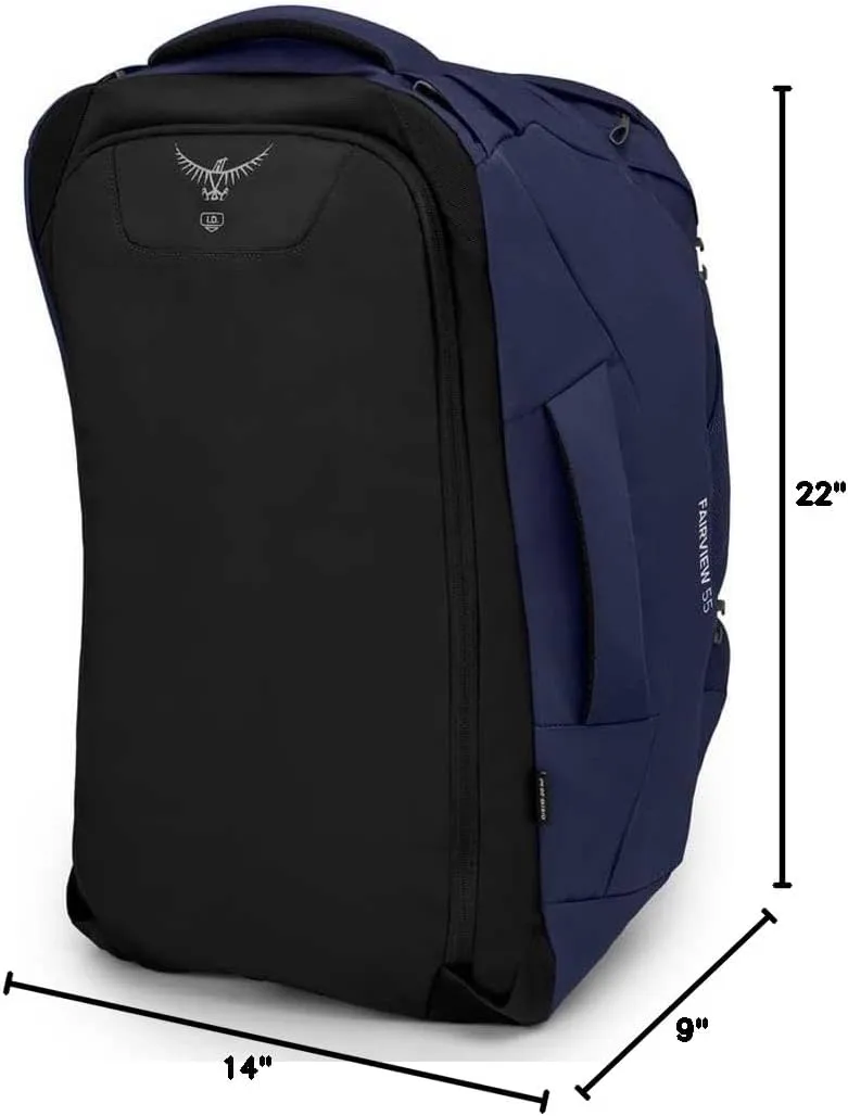 Osprey Fairview 55L Women's Travel Backpack, Winter Night Blue