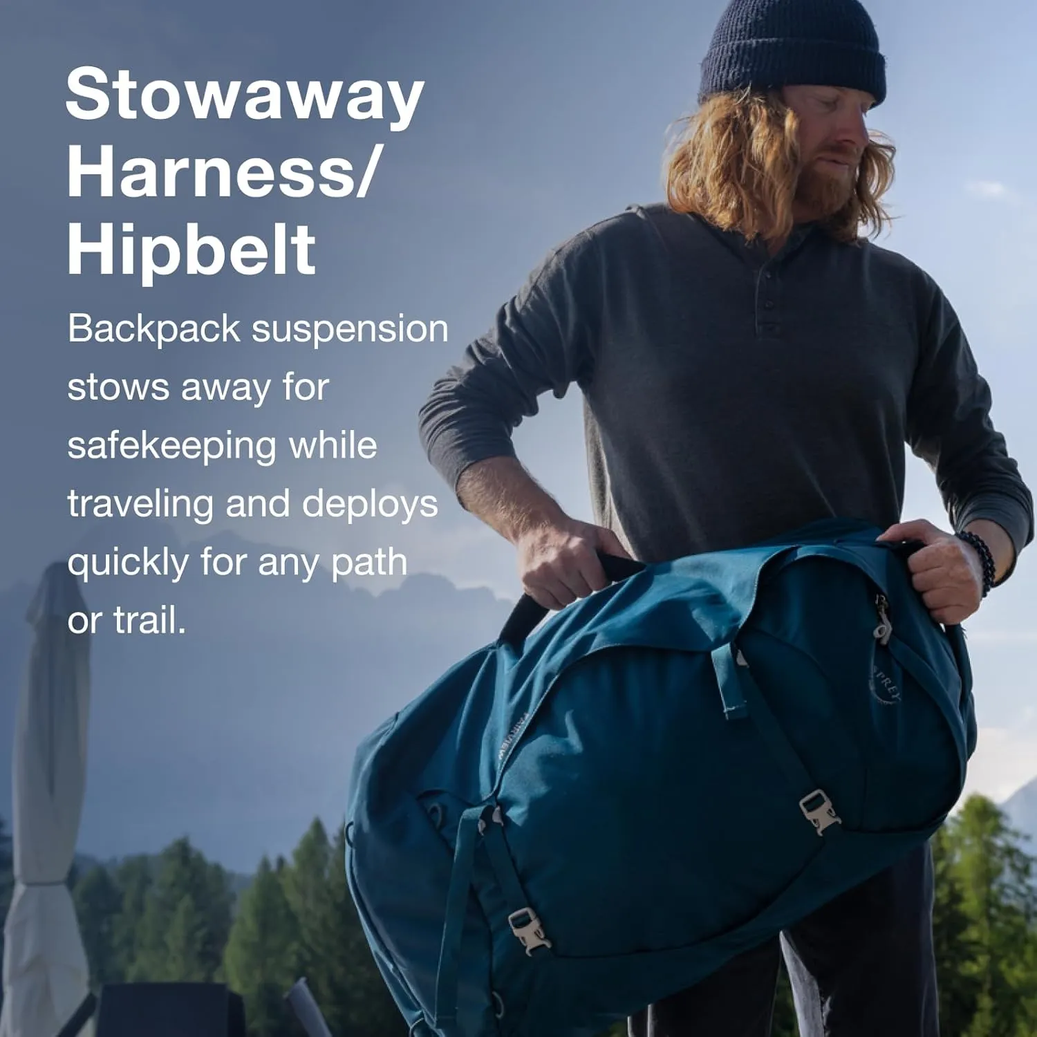 Osprey Fairview 70L Women's Travel Backpack, Black