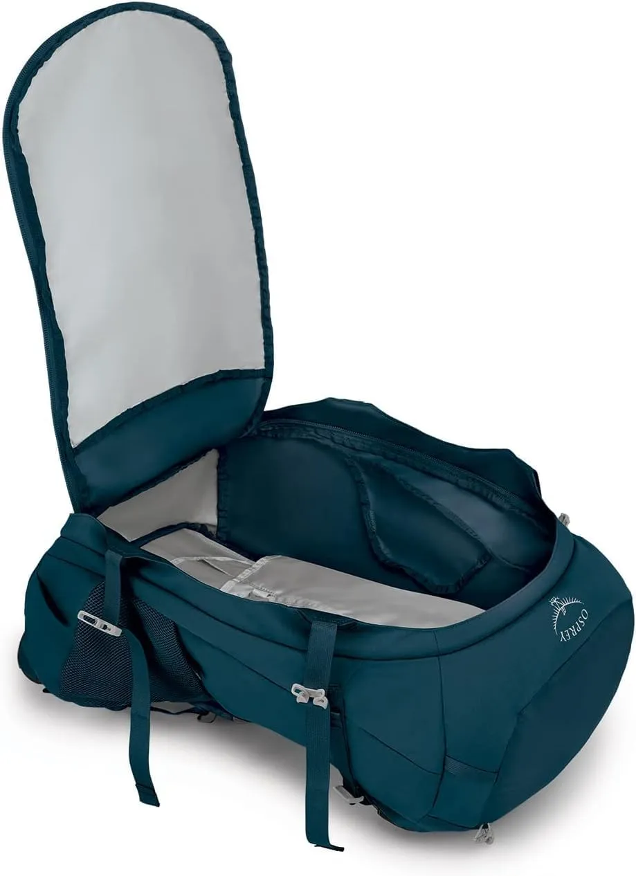 Osprey Fairview Trek 50L Women's Travel Backpack, Night Jungle Blue