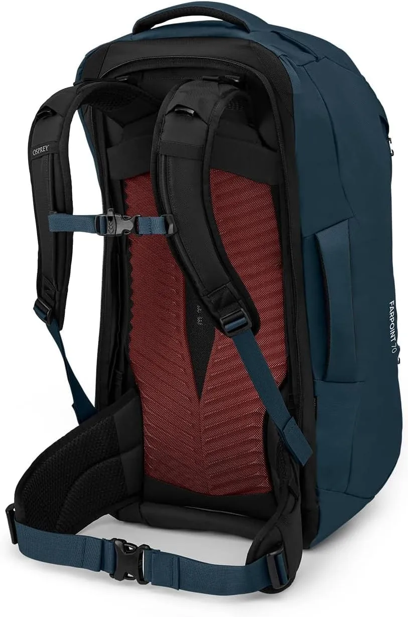 Osprey Farpoint 70L Men's Travel Backpack, Tunnel Vision Grey