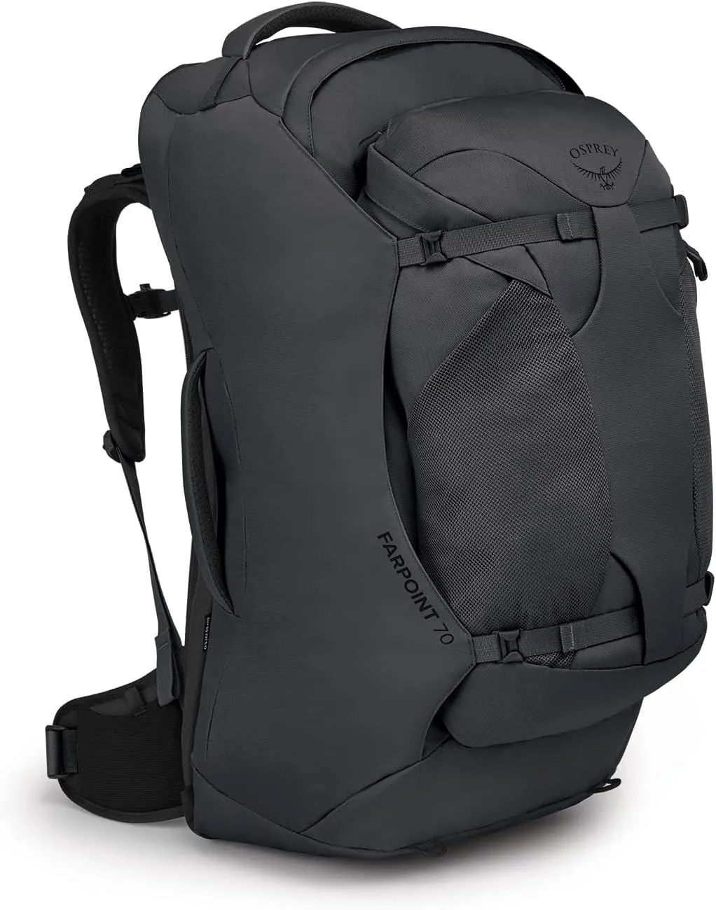 Osprey Farpoint 70L Men's Travel Backpack, Tunnel Vision Grey
