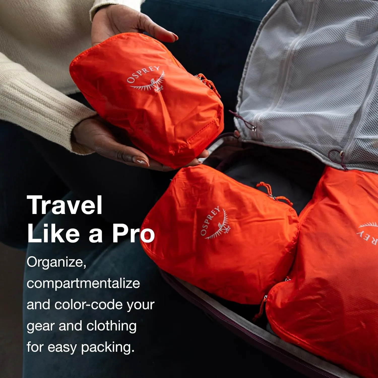 Osprey Ultralight Travel Packing Cube, Limon, Small