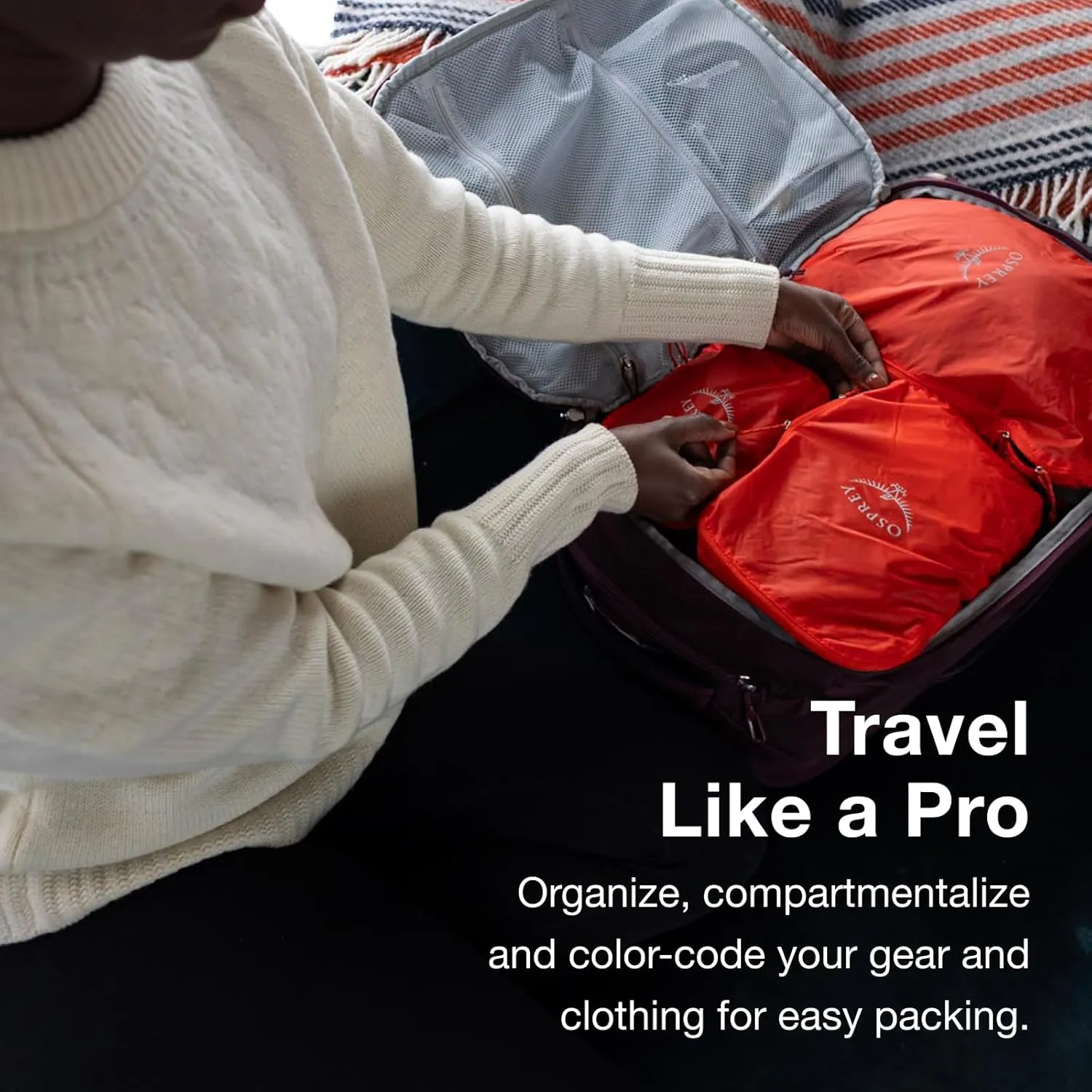 Osprey Ultralight Travel Packing Cube, Limon, Small