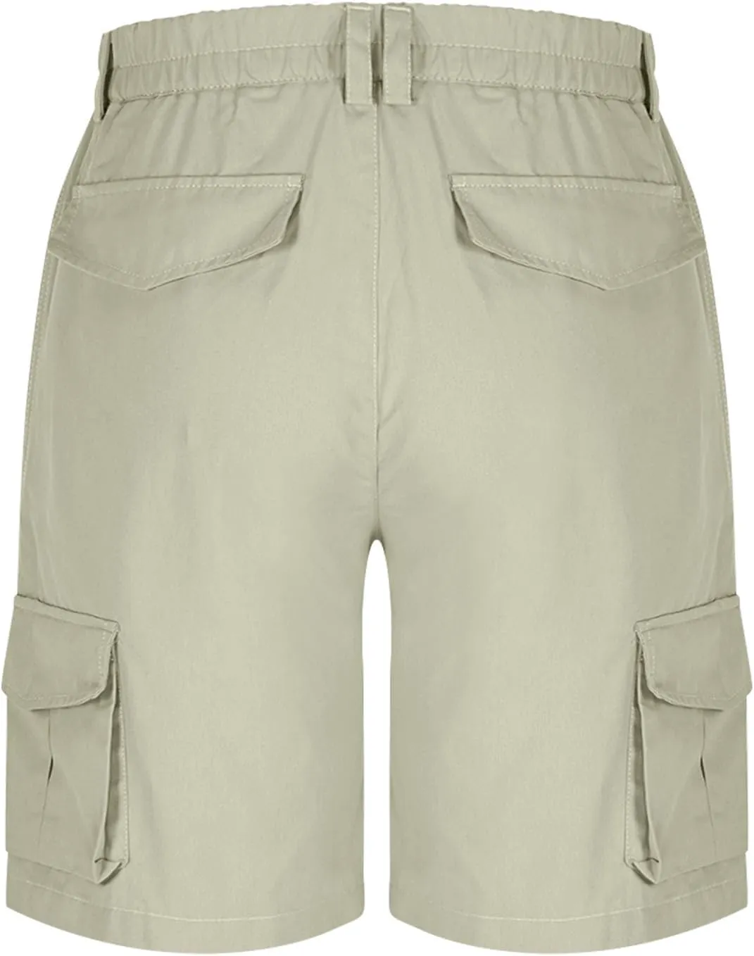 Outdoor Cargo Shorts for Men Durable Water Resistant Hiking Camping Utility Pockets Stretch Waist Design