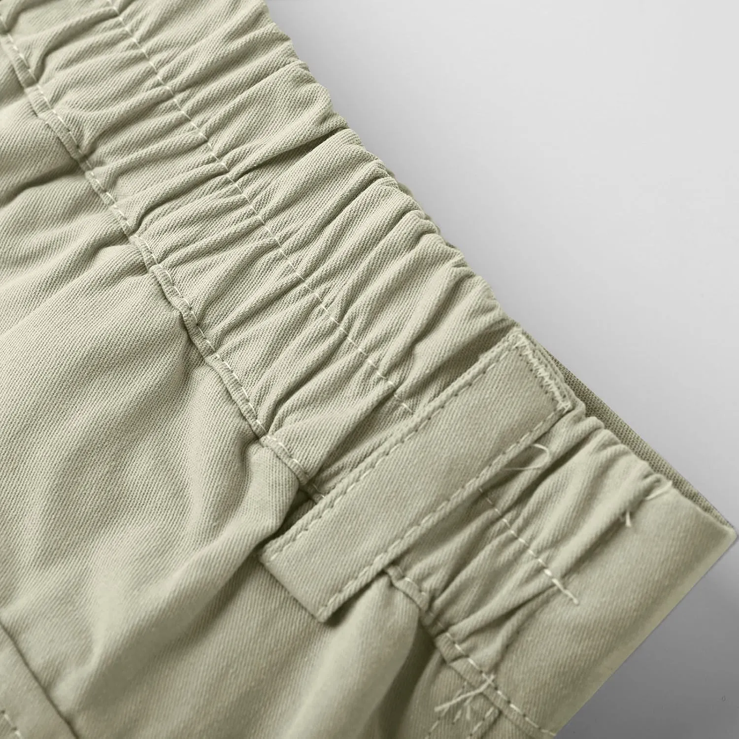 Outdoor Cargo Shorts for Men Durable Water Resistant Hiking Camping Utility Pockets Stretch Waist Design