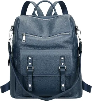 Over Earth Leather Backpack Purse for Women Fashion Shoulder Bag Ladies Crossbody Handbag