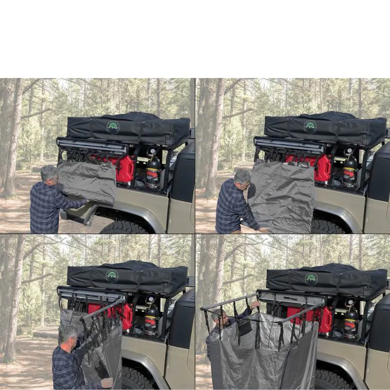 Overland Vehicle Systems HD Nomadic Car-Side Shower Room