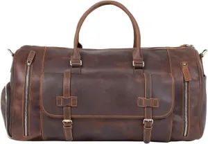 Oversized Capacity Travel Bag Men's Vintage Hand Luggage Bag