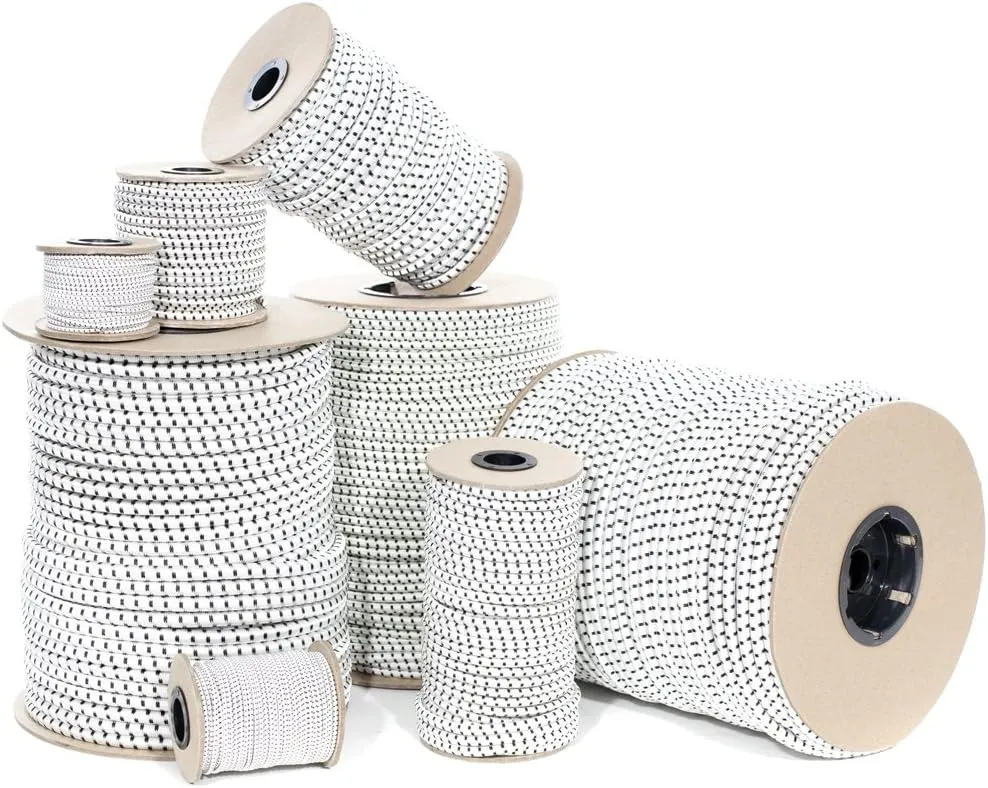 Paracord Planet Elastic Shock Absorbent True-Quality Standard Bungee Cord – Available in 1/8, 3/16, 1/4, 5/16, 3/8, and 1/2 Inch Diameters – Great for Use in Work, Utility, Art, Crafts, and Repairs