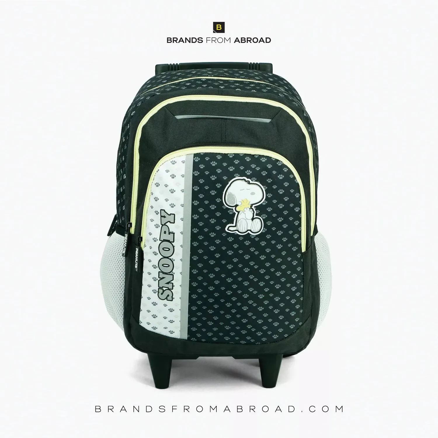 Peanuts Snoopy Dog Print Trolley Backpack