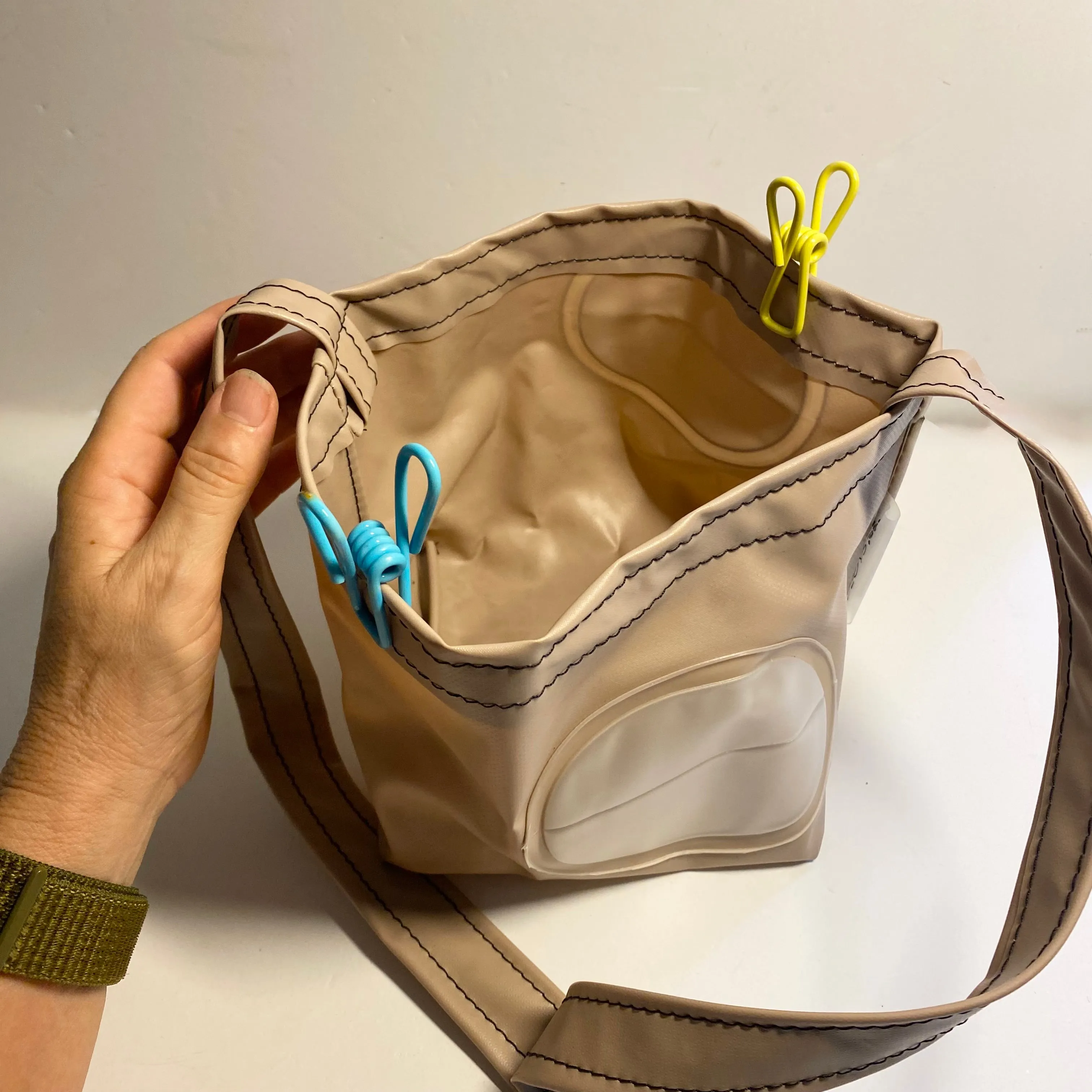Peg or Plant Basket - recycled inflatables