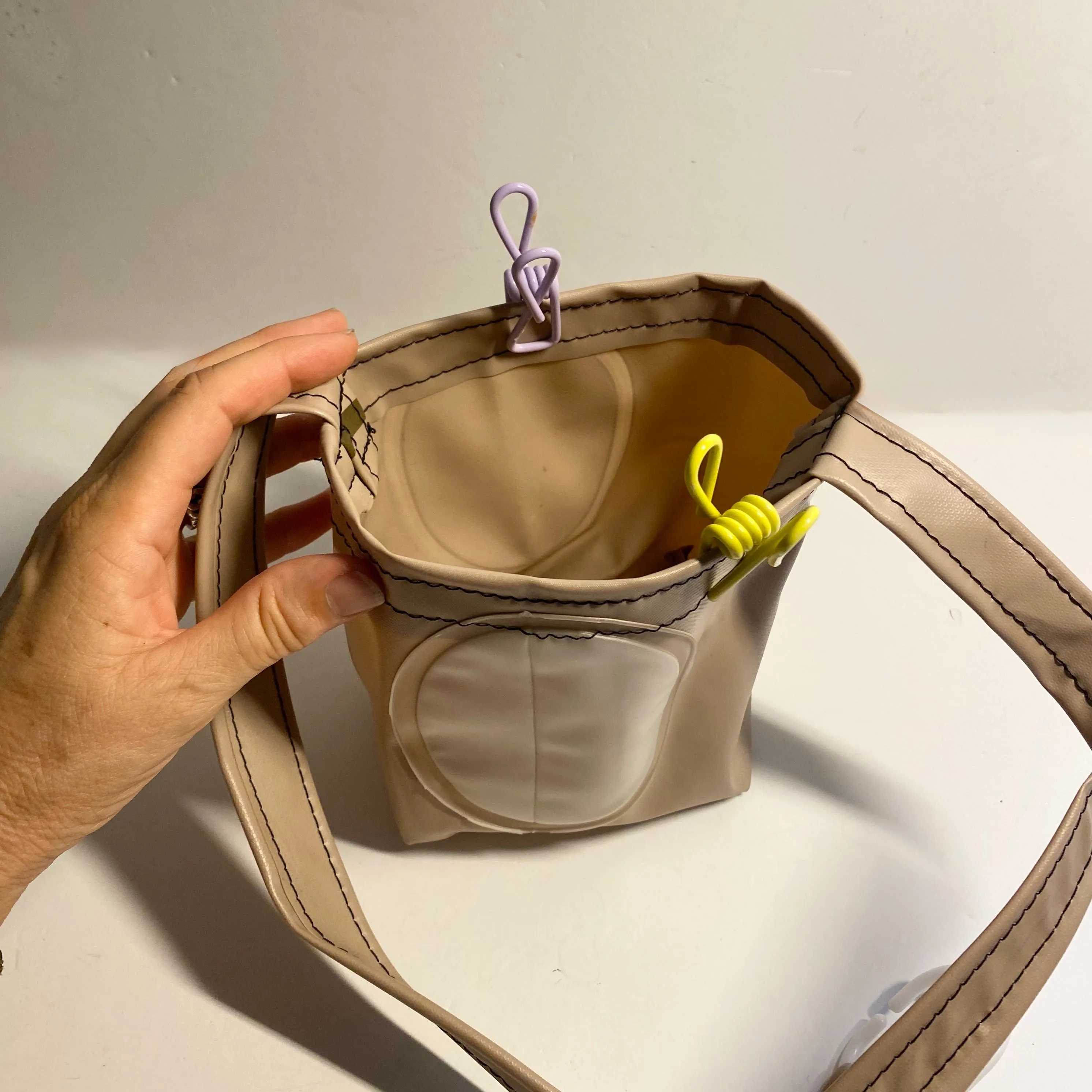 Peg or Plant Basket - recycled inflatables