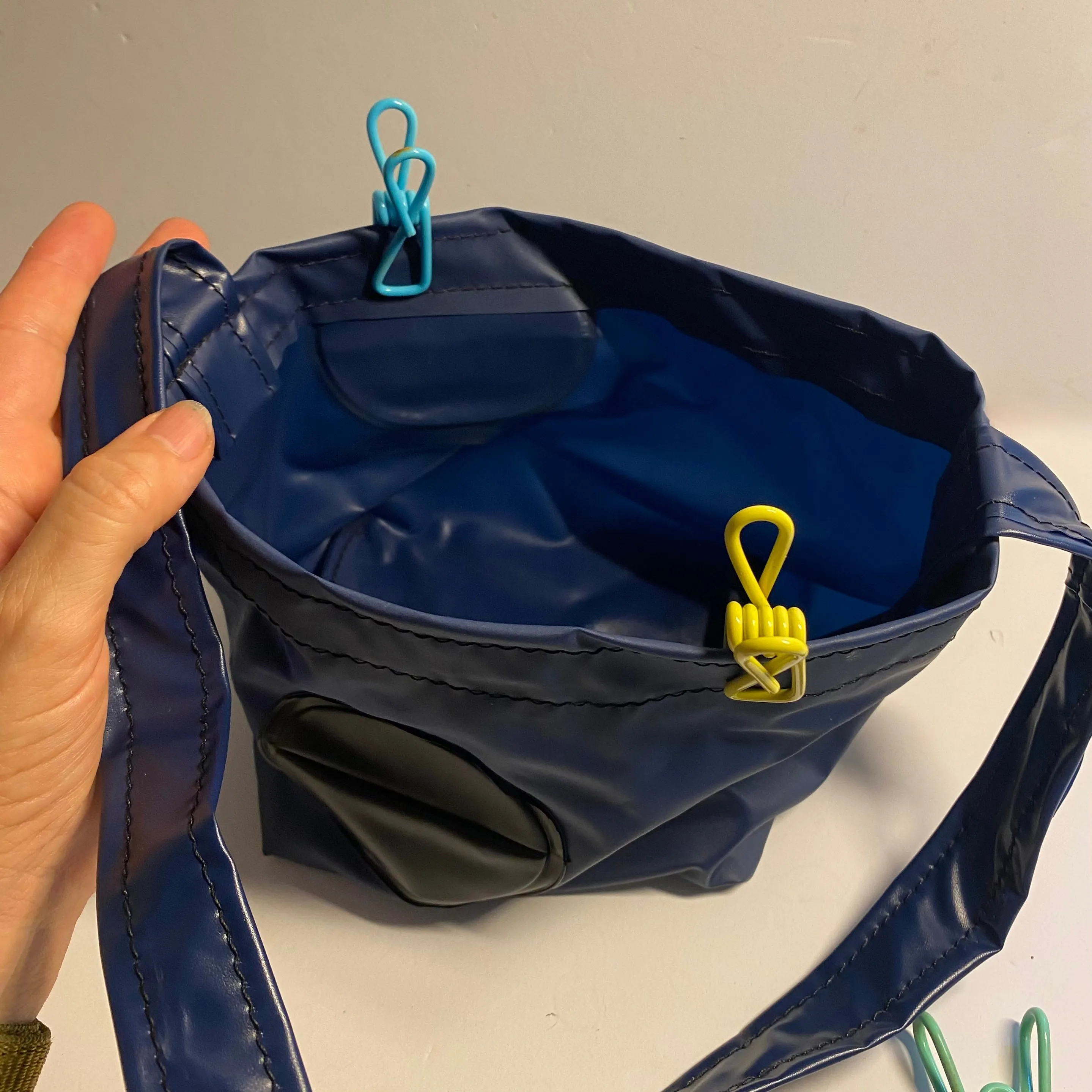 Peg or Plant Basket - recycled inflatables