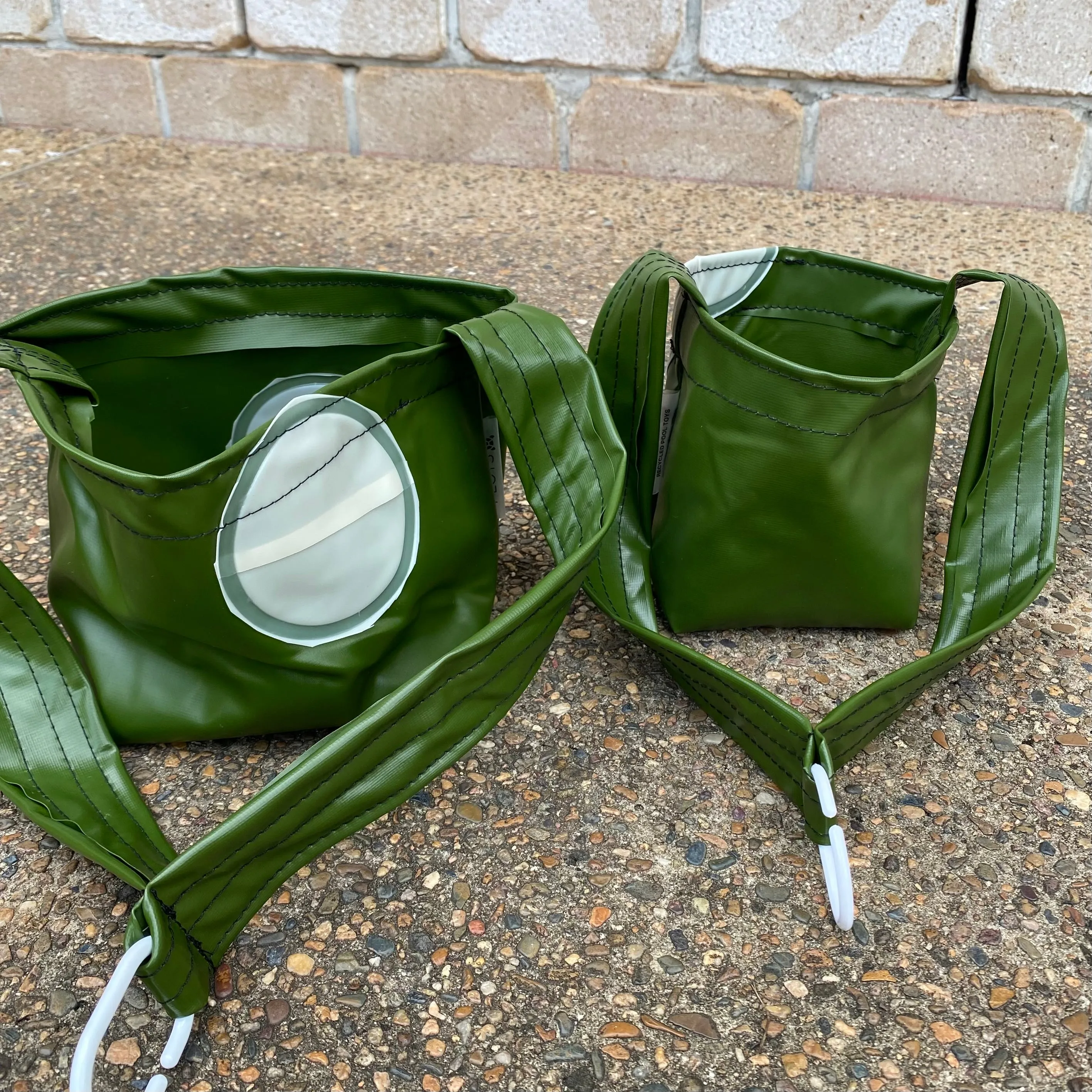 Peg or Plant Basket - recycled inflatables