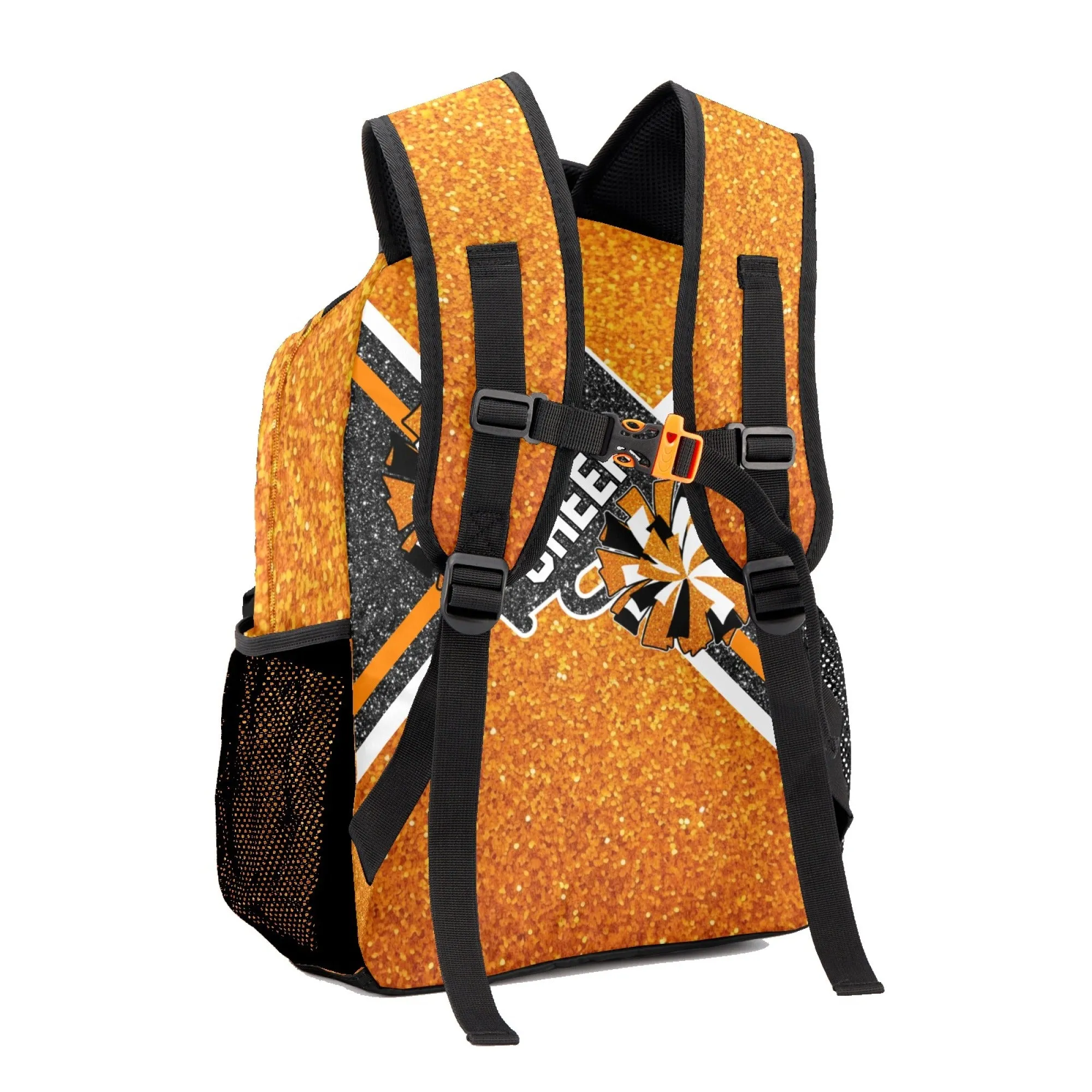 Personalized Name Cheerleaders Backpack Name Casual Bag Daypack Cheer Pom Student Backpacks
