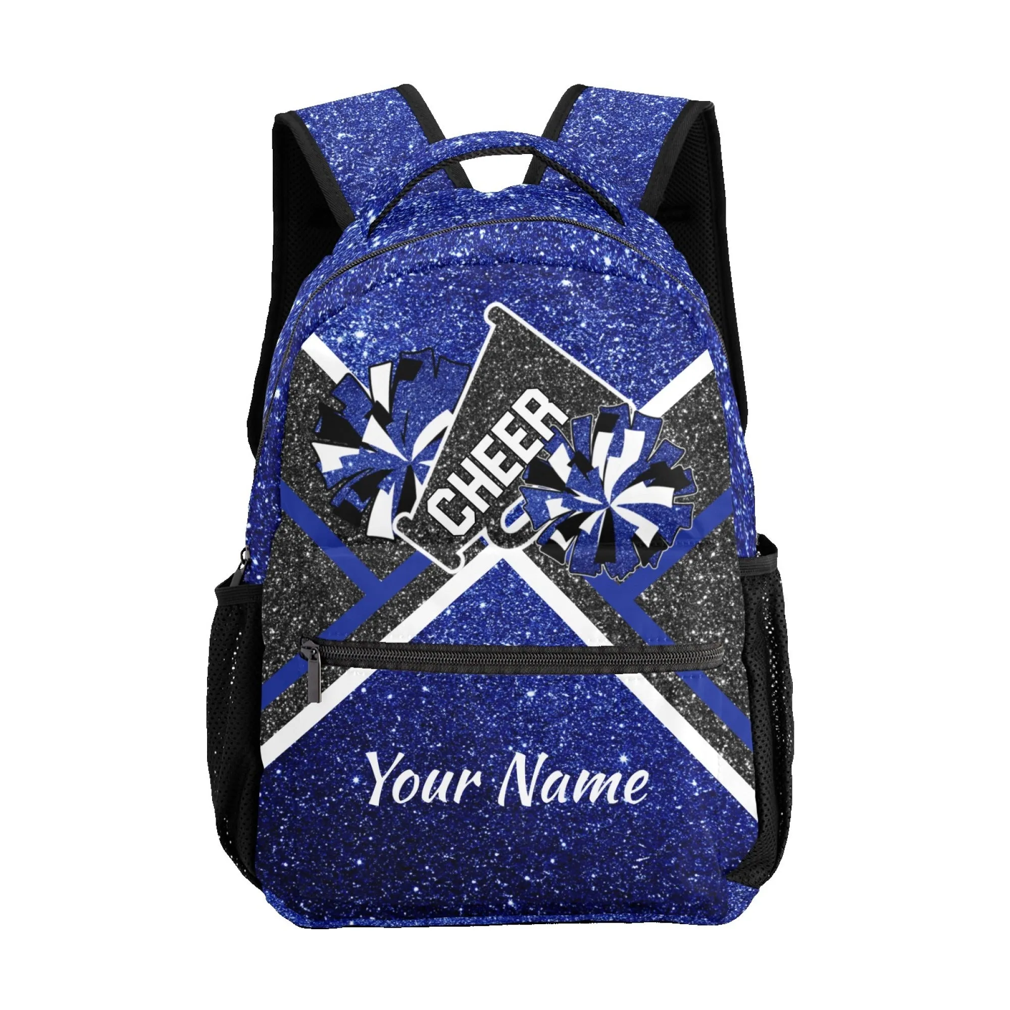 Personalized Name Cheerleaders Backpack Name Casual Bag Daypack Cheer Pom Student Backpacks
