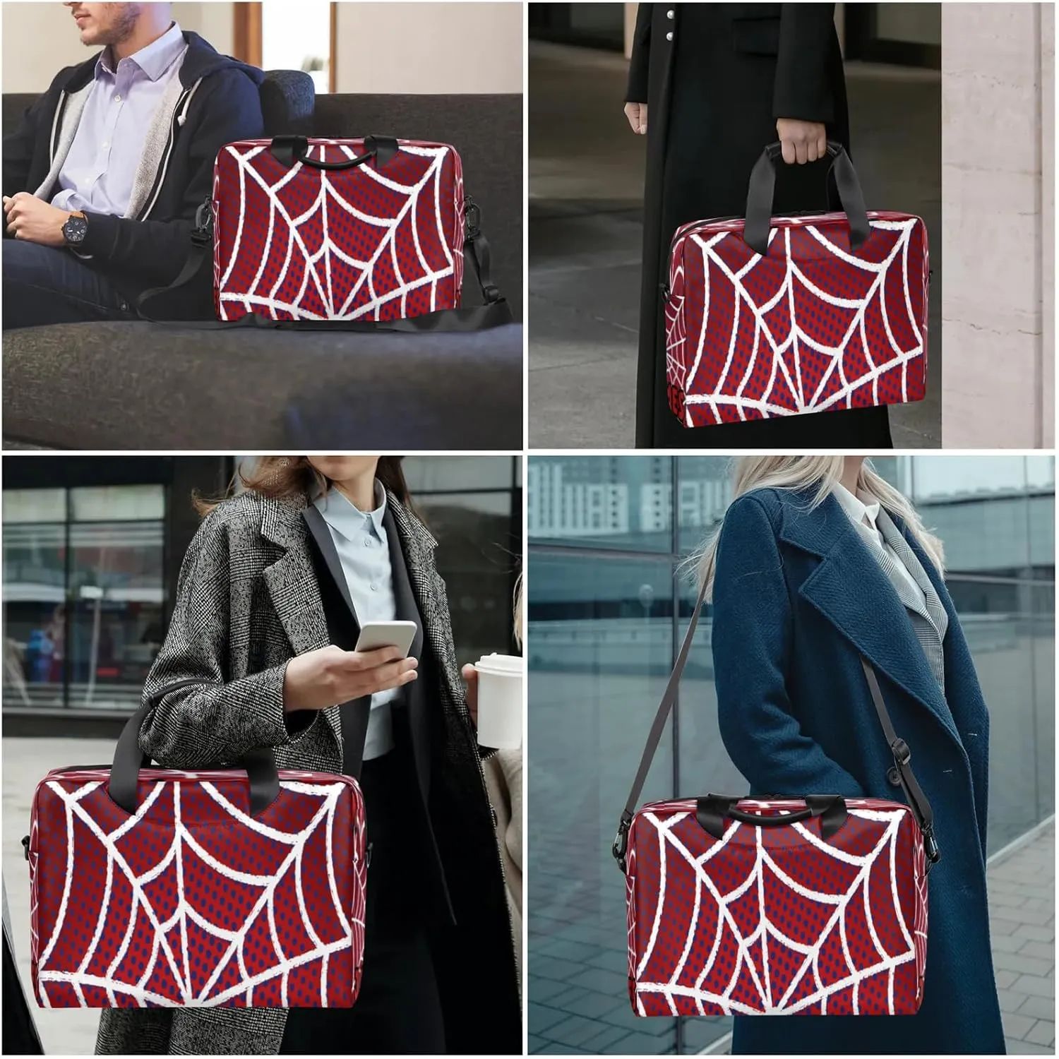 Personalized Picture Laptop Tote Custom Name Laptop Case Shoulder Bag Messenger Computer Bags Laptop Adjustable Shoulder
