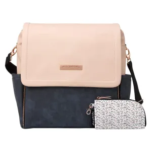 Petunia Pickle Bottom Boxy Backpack, Diaper Bag, Stylish Baby Bag, Spacious Backpack, On-The-Go Moms, Indigo Blush