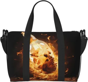 Phayah Burning Bulbs Crossbody Travel Bag Overnighter Duffel Bags Carry On Size Ideal For School Or Overnight Travel Bag