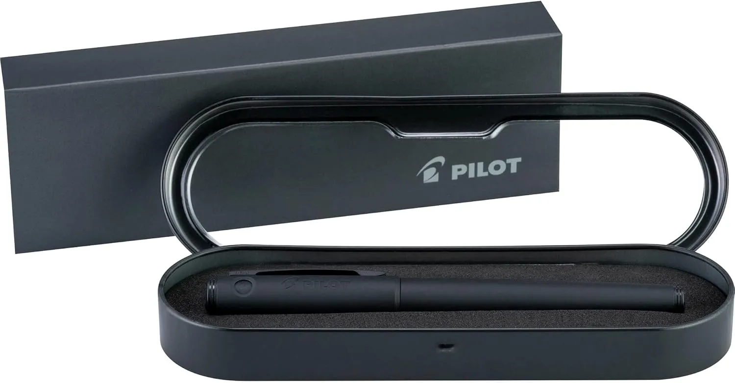PILOT Explorer Lightweight Fountain Pen in Gift Box; Black Barrel, Medium Nib (16906)
