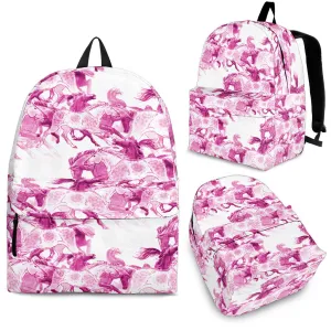 Pink Horse Backpack