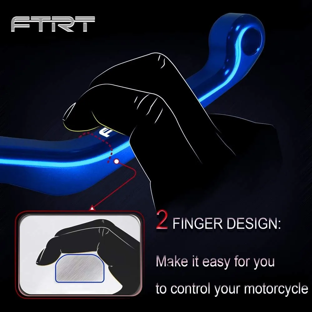 Pivot Dirt Bike Brake Clutch Levers Compatible with TTR125 L LE LW 00-18/ TTR250 93-13/ XT250X 06-16/ Tricker 04-16/ DT230 Lanza 97-13/ WR250R WR250X 07-17/ SEROW225 SEROW250 1986-2016, Blue