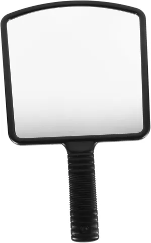 Portable Handle Mirror Makeup Mirror Led Light for Women Girls Compact for Daily Use