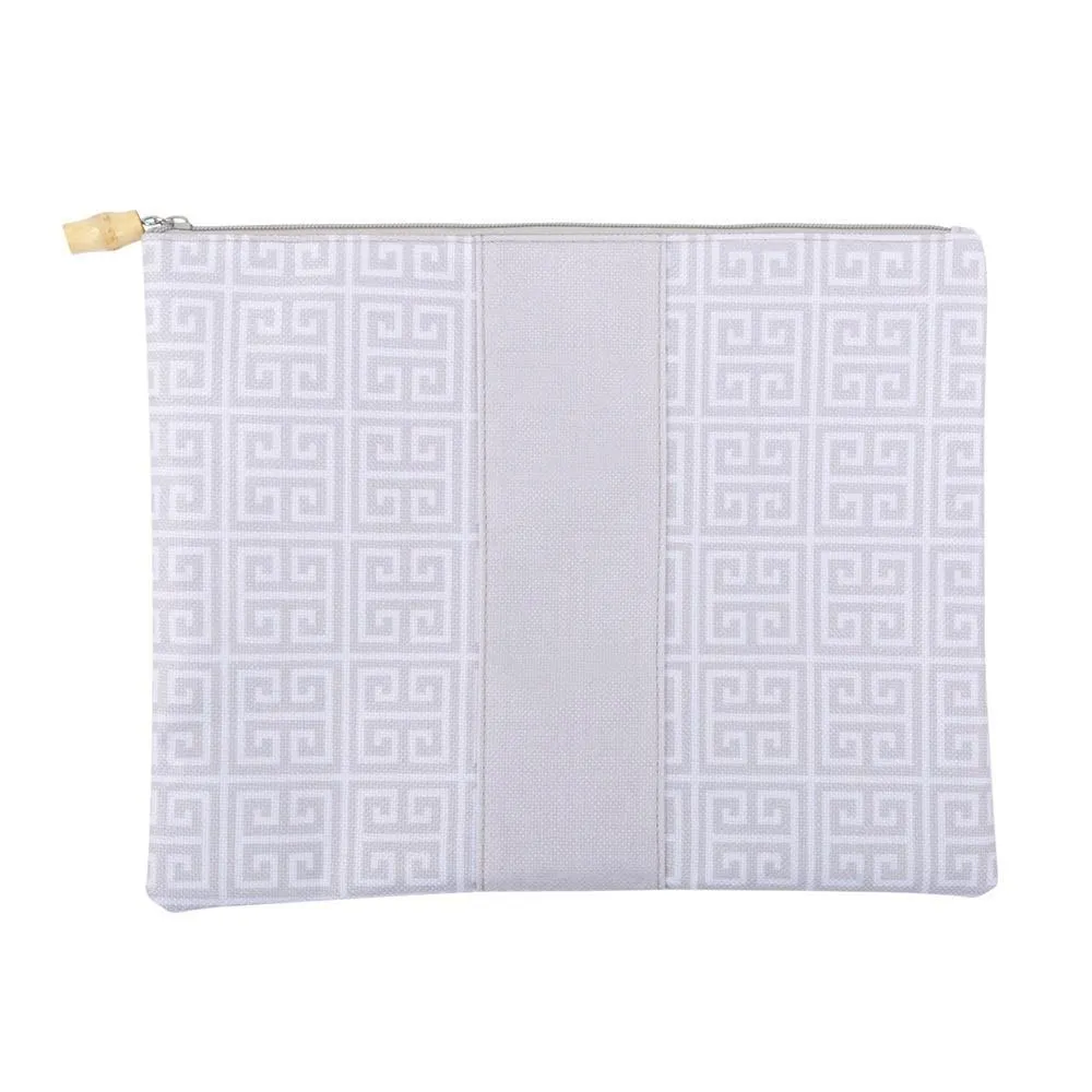 Pouch with Bamboo Zipper Pull