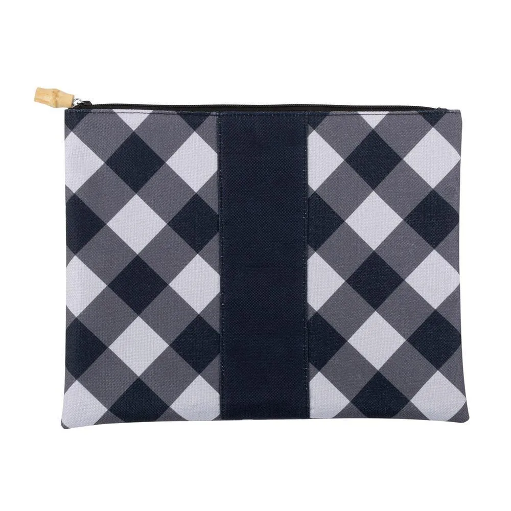 Pouch with Bamboo Zipper Pull
