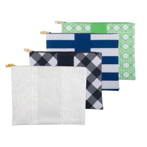 Pouch with Bamboo Zipper Pull