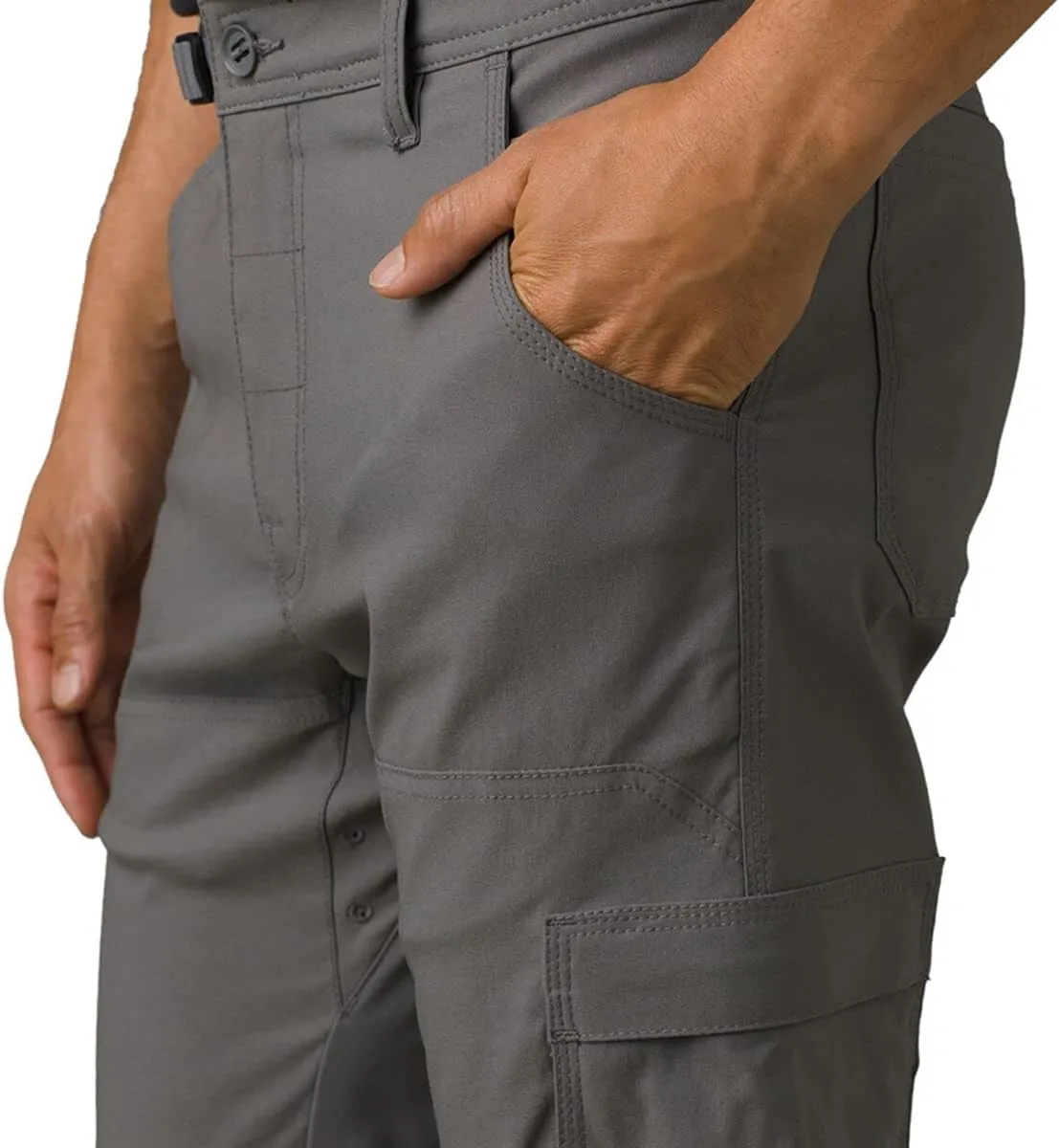prAna Stretch Zion Pants II - Pants for Men - Slim Fit - Back Patch Pockets - Side Flap-Utility Pocket