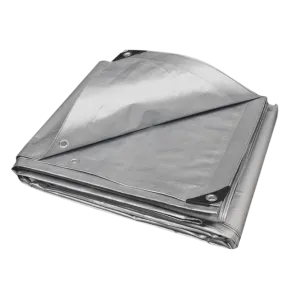 Premium Heavy Duty Silver Poly Tarp 1.8m x 1.2m (6ft x 4ft)