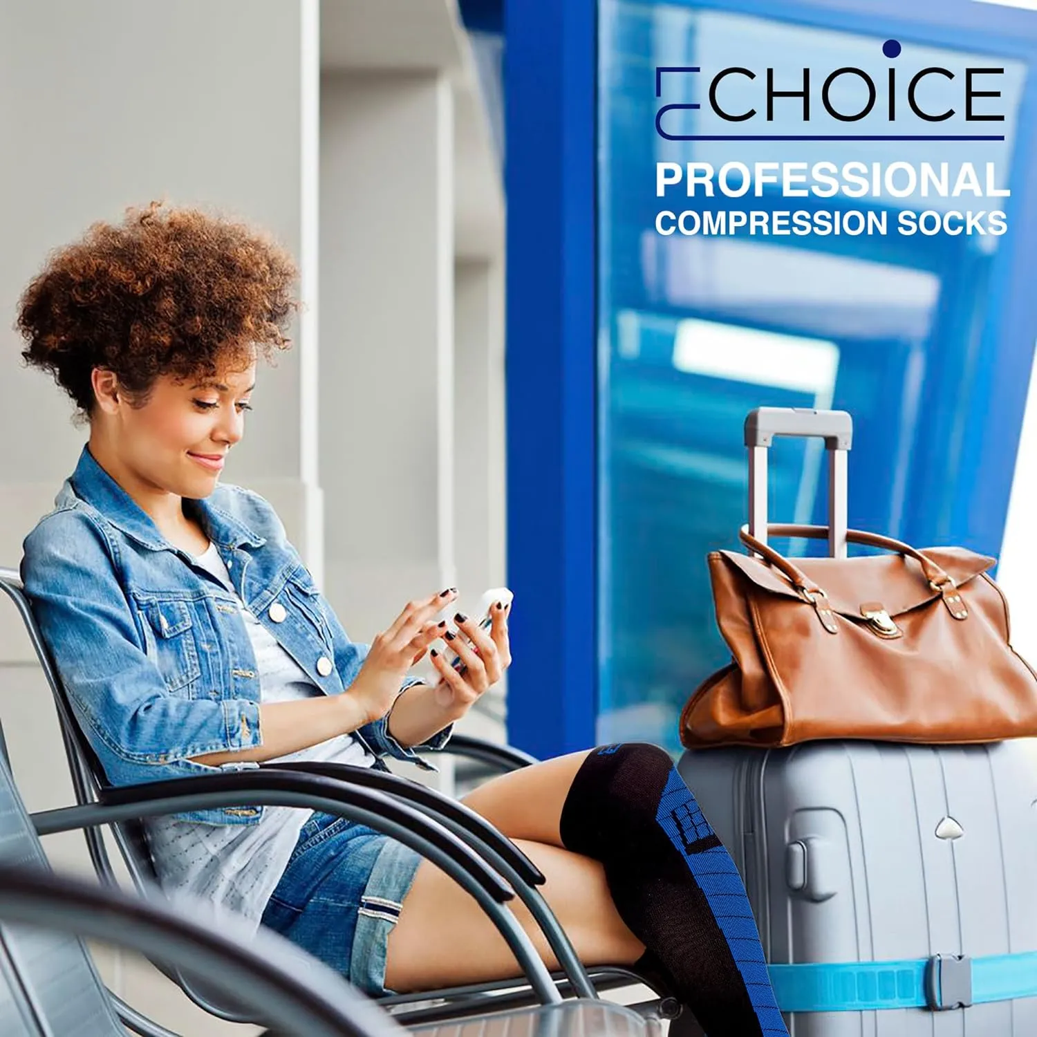Professional Compression Socks 20-30 mmHg, Medical, Orthopedic Support, Nursing