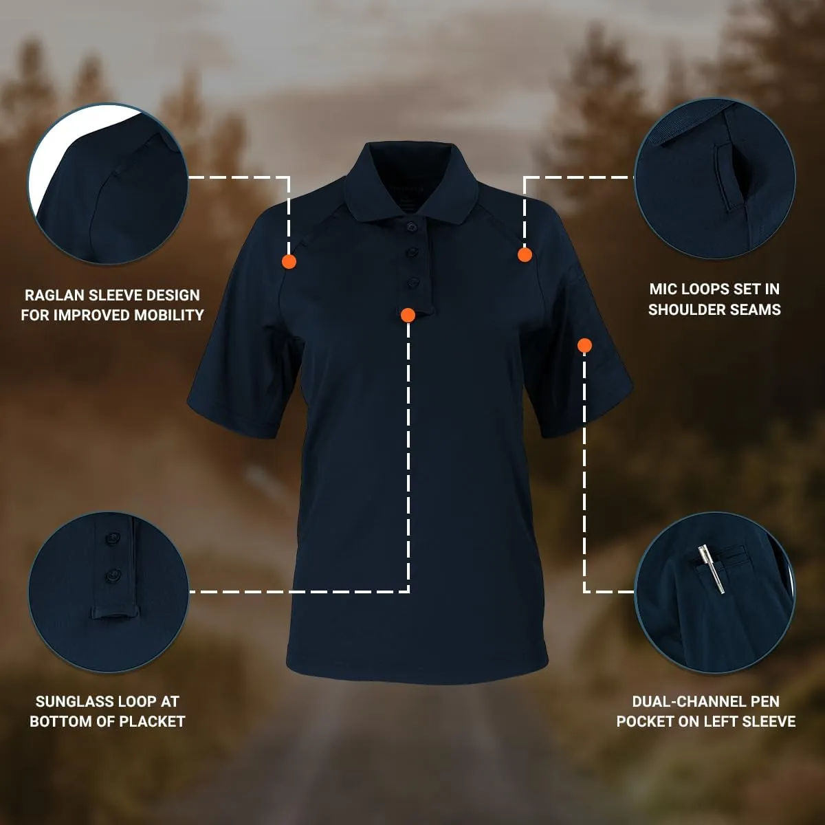 Propper Raglan Short Sleeve Utility Women's Polo