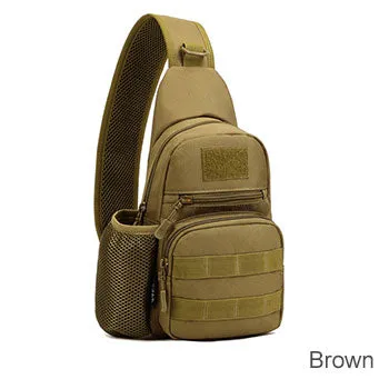 Protector Plus Camping Hiking Bag Men's Sling Chest Bag Molle Outdoor Sport Pack Tactical Fishing Crossbody Bags SH-SHZ-02