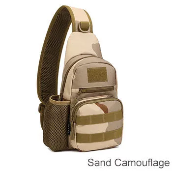 Protector Plus Camping Hiking Bag Men's Sling Chest Bag Molle Outdoor Sport Pack Tactical Fishing Crossbody Bags SH-SHZ-02