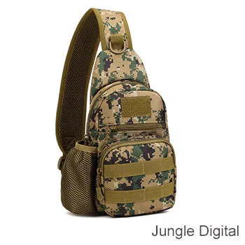 Protector Plus Camping Hiking Bag Men's Sling Chest Bag Molle Outdoor Sport Pack Tactical Fishing Crossbody Bags SH-SHZ-02