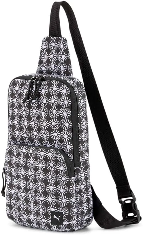 PUMA Womens X Odin Crossbody Travel Casual - Black, White