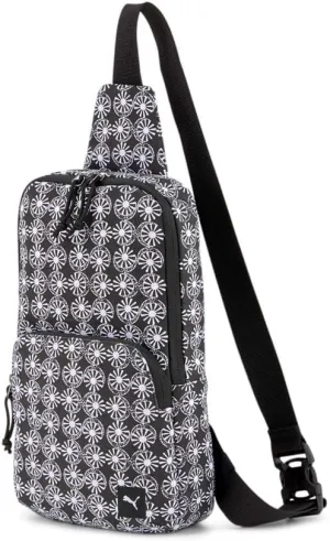 PUMA Womens X Odin Crossbody Travel Casual - Black, White