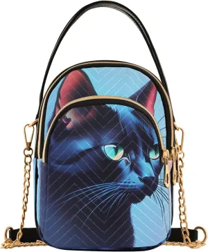 Quilted Crossbody Bag Small Shoulder Purse Women's Handbags Phone Purse with Chain