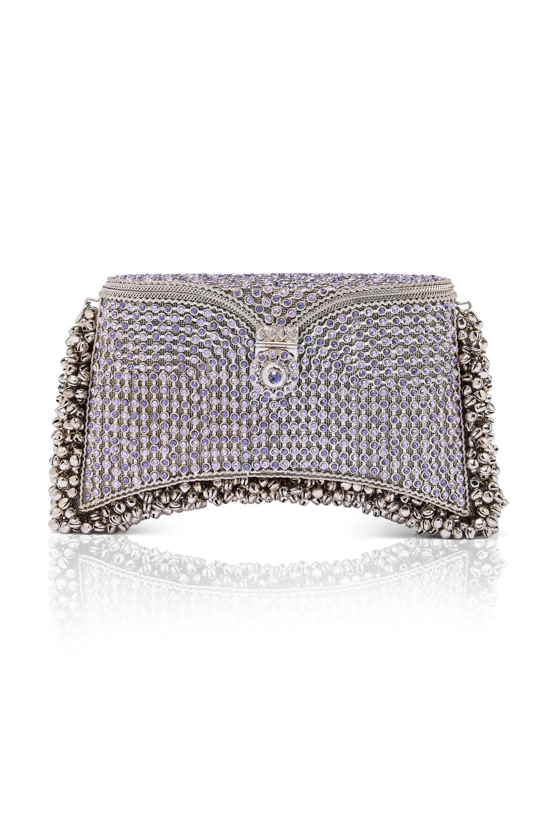 "All That Glitters" | Zeenat Crystal Clutch | Memorising Lilac & Violet