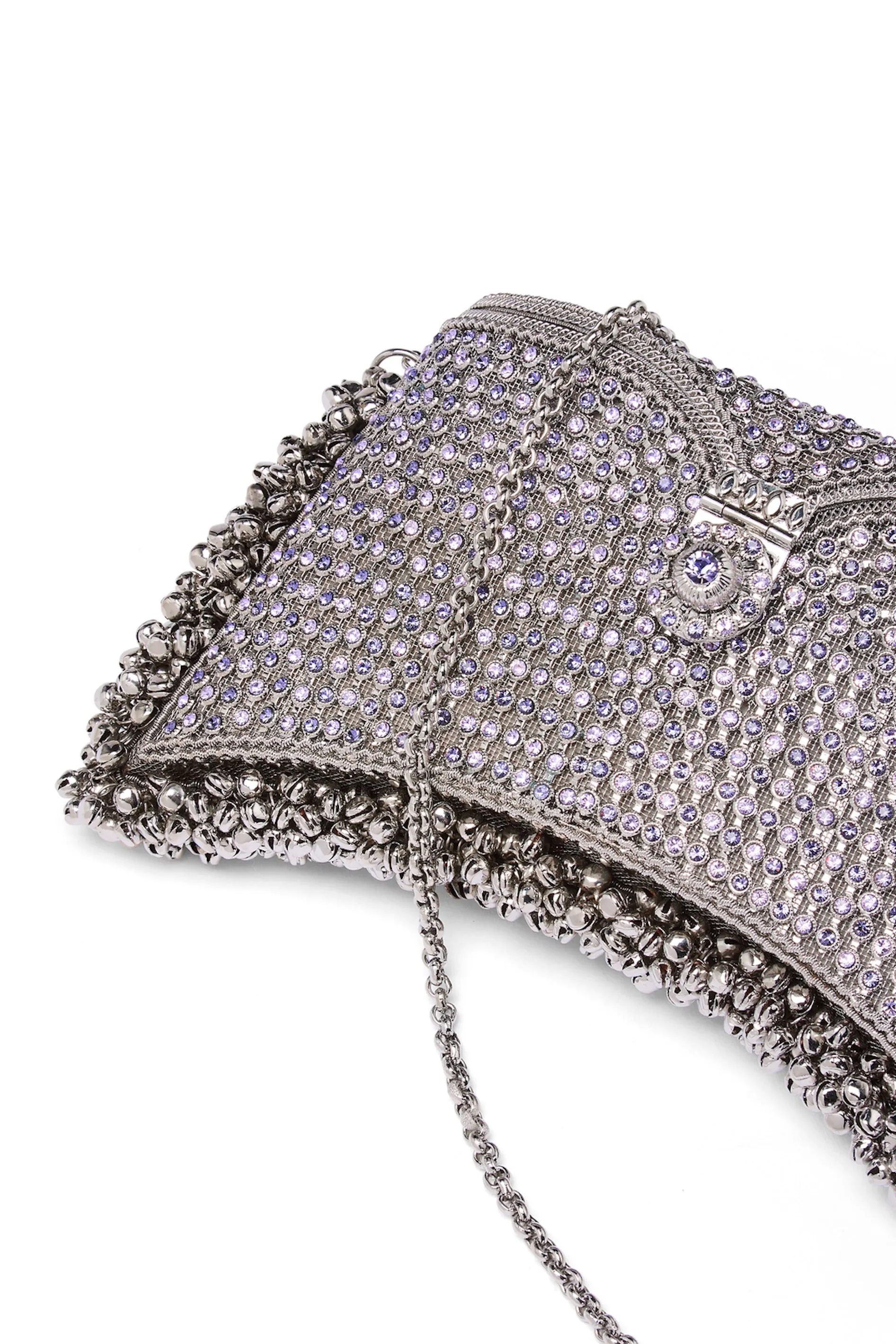 "All That Glitters" | Zeenat Crystal Clutch | Memorising Lilac & Violet