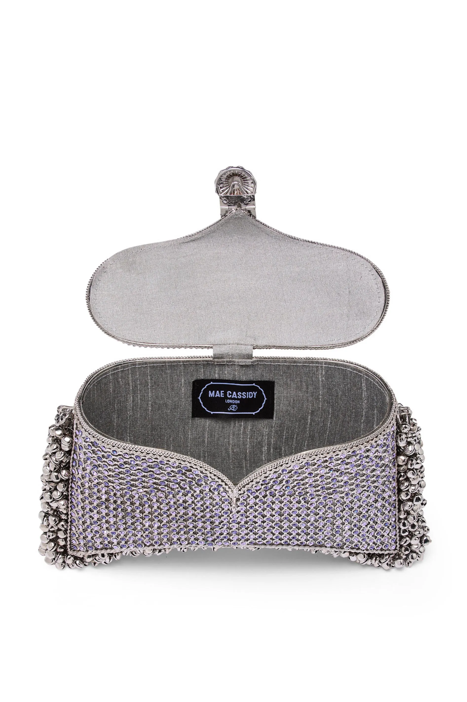 "All That Glitters" | Zeenat Crystal Clutch | Memorising Lilac & Violet