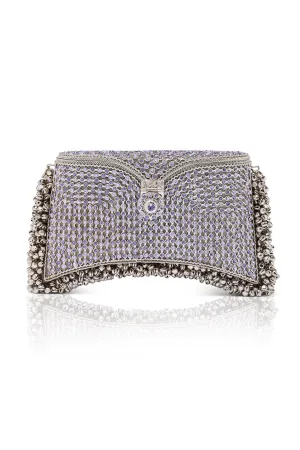 "All That Glitters" | Zeenat Crystal Clutch | Memorising Lilac & Violet