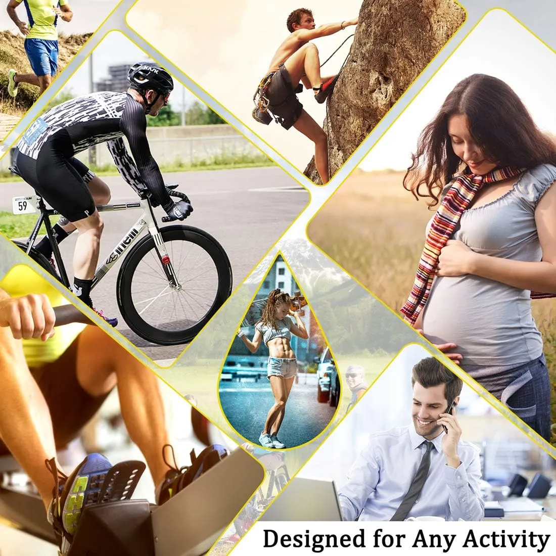 QUXIANG Compression Socks for Women & Men Circulation 3/6/7 Pairs Arch Ankle Support 15-20 mmHg Best for Running Cycling